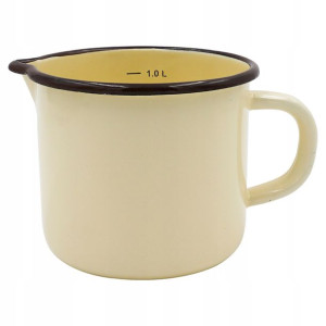 Kubek Garnuszek Emaliowany + Miarka 1,2l Elo-pol