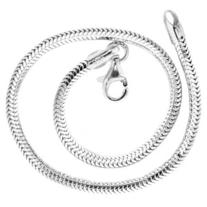 Bransoletka Modułowa Żmijka 2,4mm 19cm Srebro 925