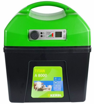 Elektryzator akumulatorowy 12V Kerbl Titan  A8000 8 Juli