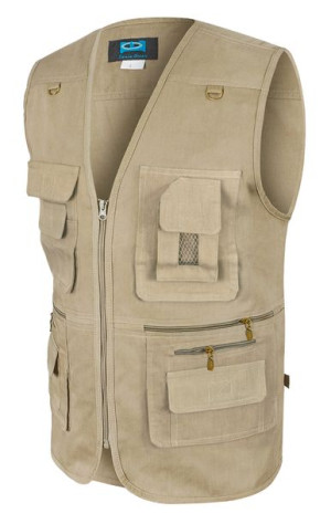 Kamizelka Męska Sportowa Bezrękawnik 098 4XL Khaki