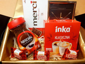 Zestaw prezentowy z Inką i ramką