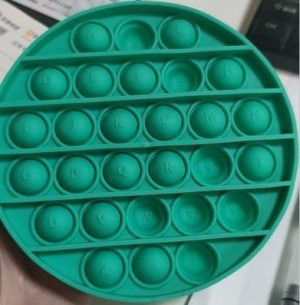 Zabawka Sensoryczna Push Bubble Pop Fidget Toy Koło Zielone
