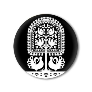 Przypinka kurpiowska mała - leluje