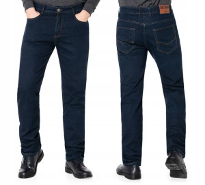 Spodnie Męskie Jeansy Granat Dżinsy B988 100 cm/34