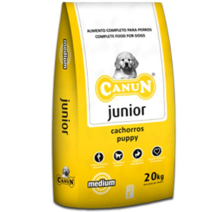 Karma dla psa Canun Junior 20kg dla młodych psów