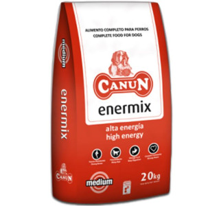 Karma dla psa Canun Enermix 20 kg dla psów dorosłych szkolących się