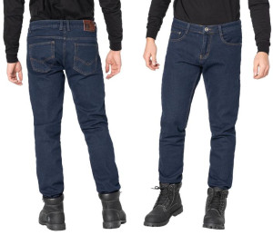 Ciepłe Spodnie Jeans Męskie Ocieplane 081 100cm/30