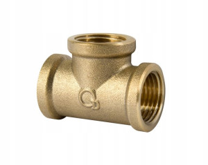 Trójnik Mosiężny 3/4" Wzmocniony