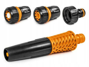 Pistolet zest. zrasz. 4 elem. wąż 3/4" Black LINE