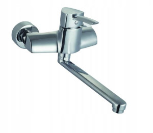 Bateria Umywalkowa Ścienna Chrom Diamond Teneryfa