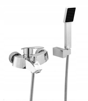 Bateria Wannowa Ścienna Chrom Diamond Rodos