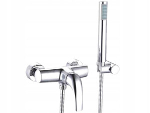 Bateria Natryskowa Ścienna Chrom Diamond Ibiza