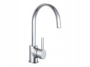 Bateria Zlewozmywakowa Stojąca Chrom Diamond Elba