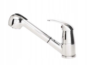 Bateria Zlewozmywakowa Stojąca Chrom Diamond Cypr