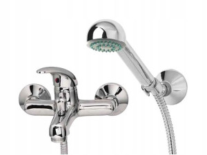 Bateria Wannowa Ścienna Chrom Diamond Cypr