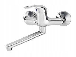 Bateria Umywalkowa Ścienna Chrom Diamond Fidżi