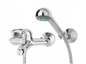 Bateria Wannowa Ścienna Chrom Diamond Fidżi