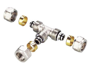 Trójnik Skrętny Pex 20x20x20 Mm Mocny Skręcany