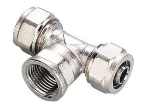 Trójnik Skrętny Pex 20x20x3/4 Gw Mocny Skręcany