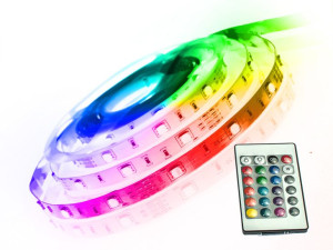 Taśma LED RGB 5m 36W + Pilot + Zasilacz