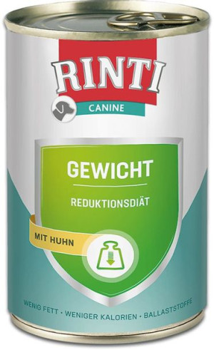 Rinti | Canine | Puszka 400g - Gewicht / Weight | Kurczak 400g