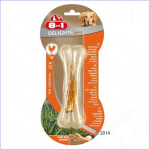 8in1 | Delights Strong | Bone - Kości z kurczakiem - Strong Bone M 1szt
