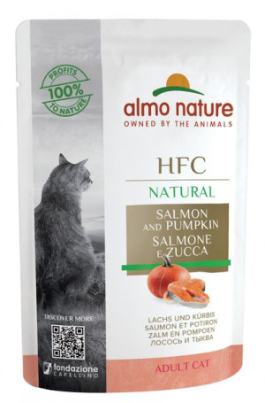 Almo Nature | HFC Natural | Saszetka 55g - Łosoś i dynia 55g