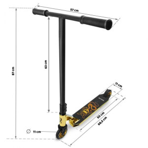 Hulajnoga SOKE XTR street gold
