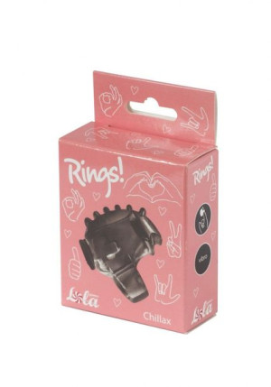 Vibrating sleeve for finger Chillax Black