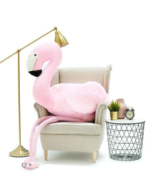 Duży Flaming Pluszowy maskotka miś różowy 190 cm