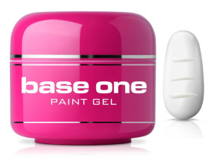 Żel Do Zdobień Silcare Base One Paint Gel 5g Biały