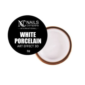 Nails Company Art Effect 3D White Porcelain