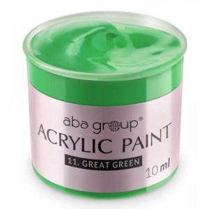 Aba Group Farbka Akrylowa 11 - Great Green 10 ml