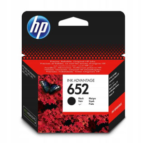 Tusz HP F6V25AE oryginał HP 652 6 ml czarny