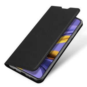 Etui SAMSUNG GALAXY A71 z klapką Dux Ducis skórzane Skin Leather czarne