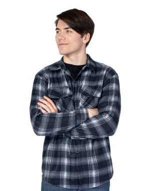 Ciepła Koszula Polarowa Ocieplana 8014-05 3XL/4XL