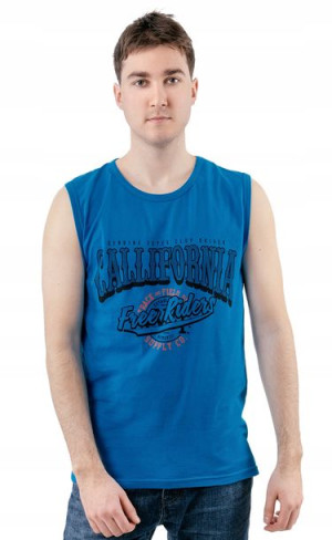 Koszulka Męska Bez Rękawów Tank Top 858-6 r XL