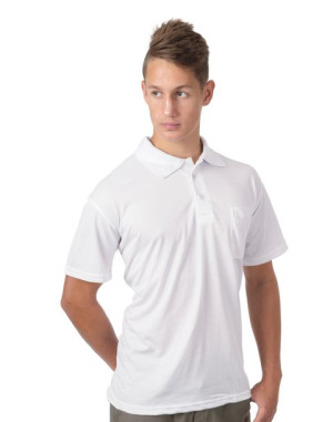 Koszulka Polo Męska Polówka Bawełna 601 XXL biała