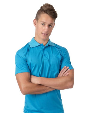 Koszulka Polo Męska Polówka Bawełna 601 r L błękit