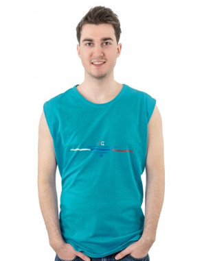 Duża Koszulka Męska Bez Rękawów TankTop KR03-3 4XL