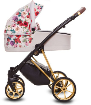 Wózek 2w1 Baby Active MUSSE Light Rose
