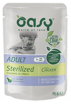 Oasy | Lifestage | Sterilised - Saszetka 85g - Kurczak 85g