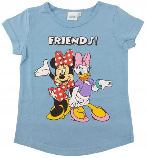 Koszulka T-shirt Minnie Mouse Daisy 116 niebieska