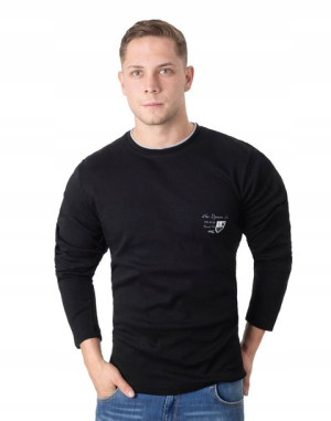 Duża Koszulka Męska z Długim Rękawem 1213-02 r 5XL