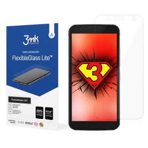Niepękające szkło hybrydowe do CAT S52, 3mk FlexibleGlass Lite