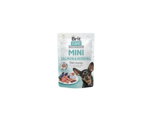 Brit Care Mini Pouch Salmon Herring Sterilised 3x85g