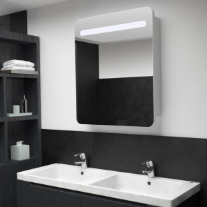 Szafka z lustrem i LED 68x9x80cm