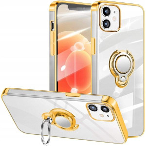 Złote Etui Case Holder Ring Do Iphone 12 Mini