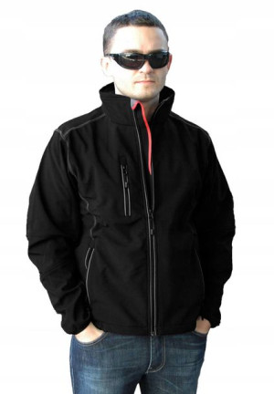 Kurtka Męska Termoaktywna Softshell GWB XS czarna