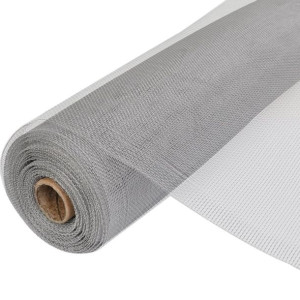 Siatka na insekty aluminiowa 100x500cm srebrna
